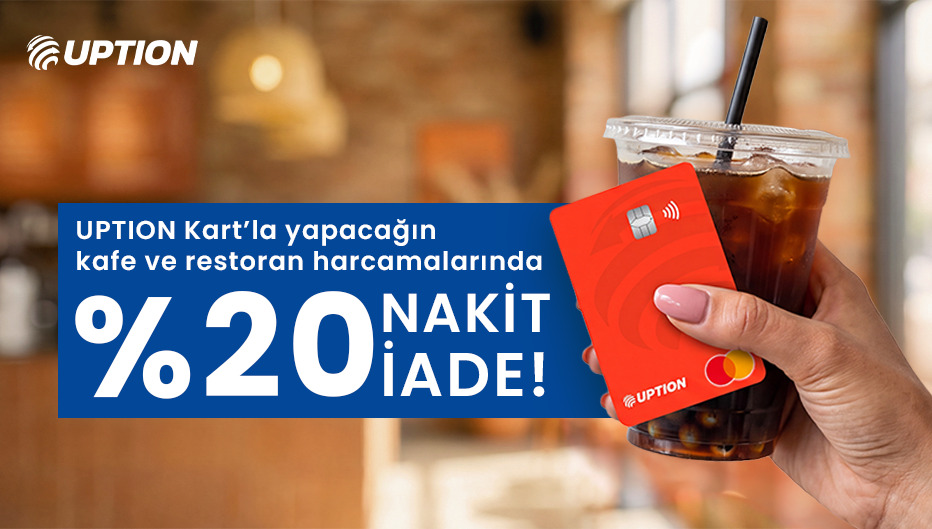 Kafe ve Restoran Harcamalarında %20 Nakit İade!