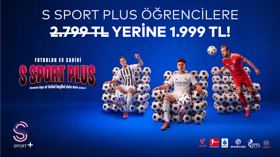 S Sport Plus Öğrencilere Yıllık Sadece 1.999TL! - S Sport Plus öğrenci fırsatı