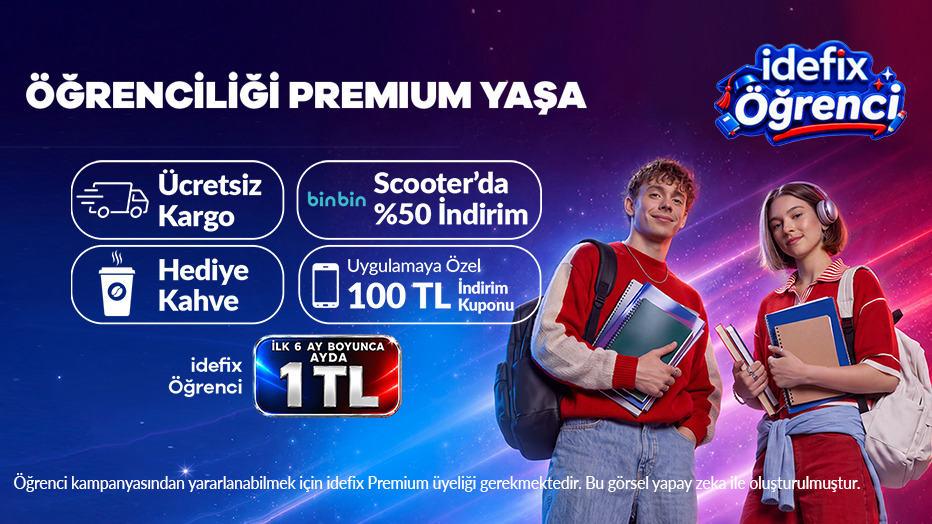 idefix'te Öğrenciliği Premium Yaşa! - Idefix Öğrenci öğrenci fırsatı