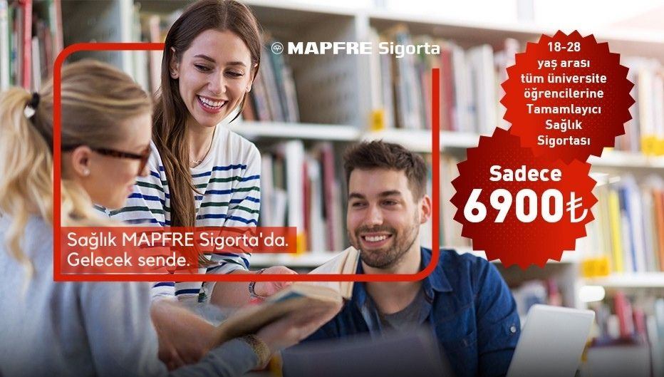 MAPFRE Sigorta’dan Öğrencilere Özel Tamamlayıcı Sağlık Sigortası 6.900 TL!