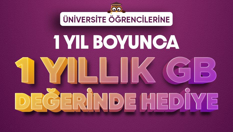 Öğrenciliğini Hemen Doğrula 1 Yıl Boyunca İnternetin Keyfini Yaşa!