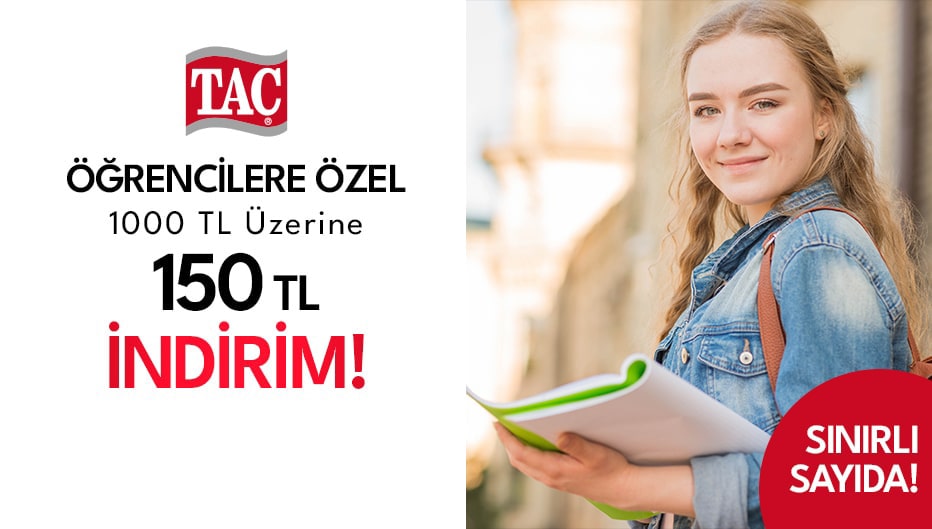 TAÇ öğrenci indirimi