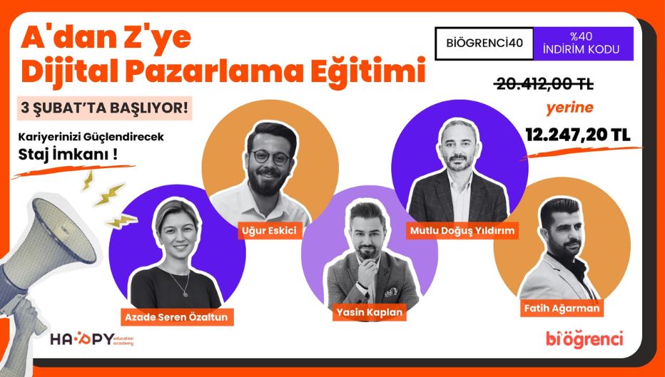 Happy Academy öğrenci indirimi