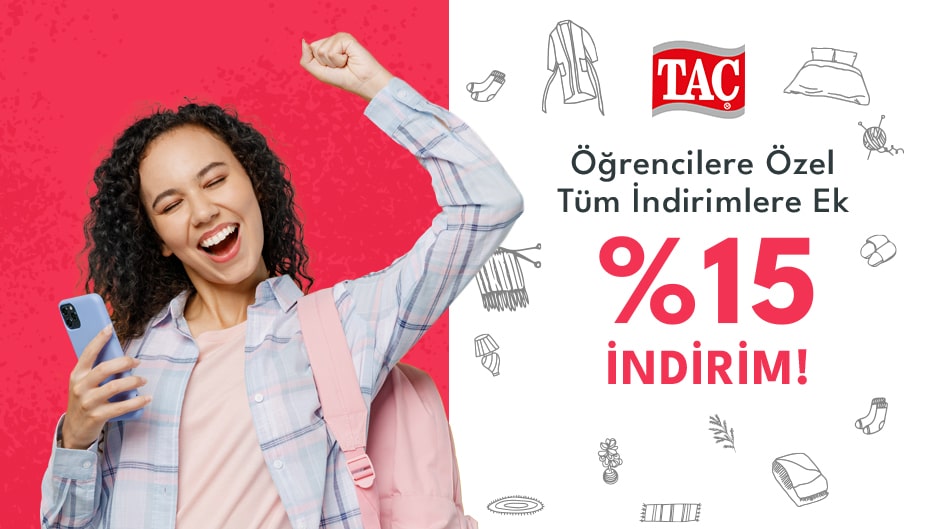 TAÇ öğrenci indirimi