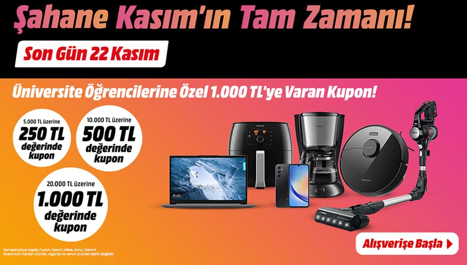 MediaMarkt öğrenci indirimi